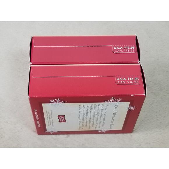 Christmas Tree Ornament Lionel Train Die Cast Metal 2003 2005 Hallmark x2 Vtg - Picture 9 of 10